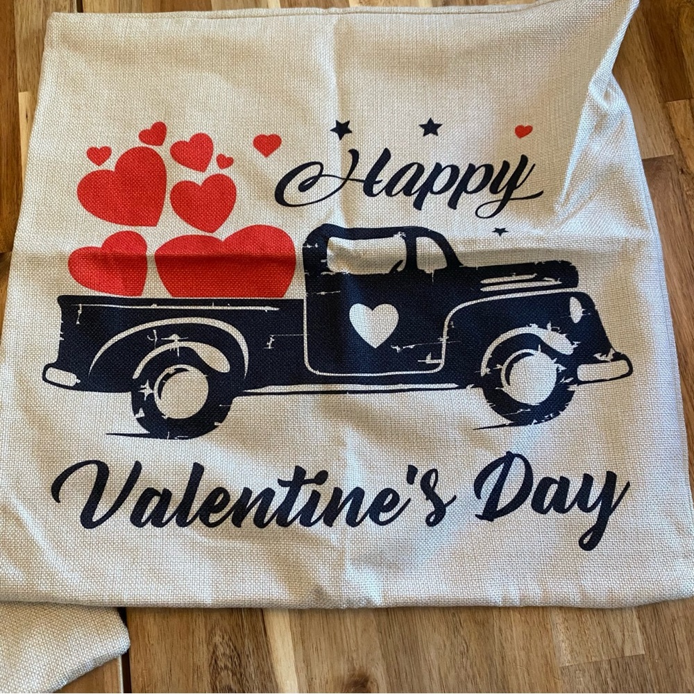 Set of 4 Valentines throw pillow covers